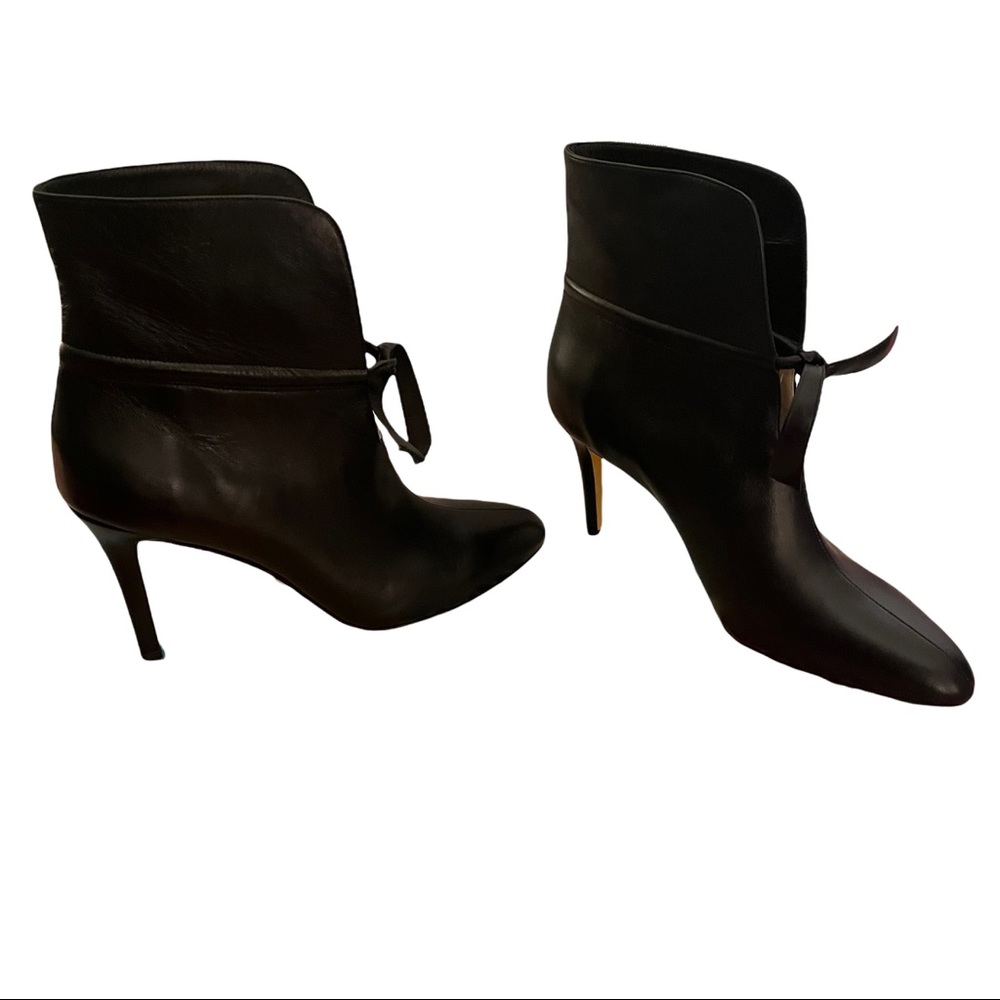 RARE MNZ Maryam Nassir Zadeh Kierra Boots size 41 (US 11) black calfskin - Picture 6 of 16